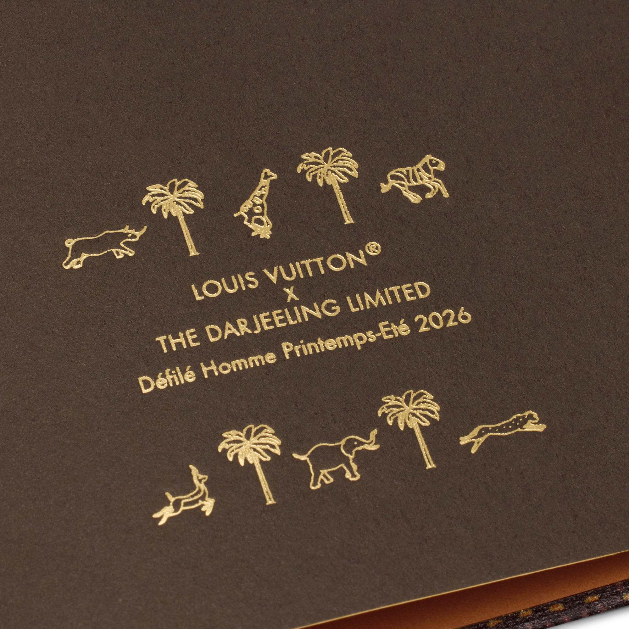 LV x The Darjeeling Limited Jane Notebook - Luxury S00 Brown